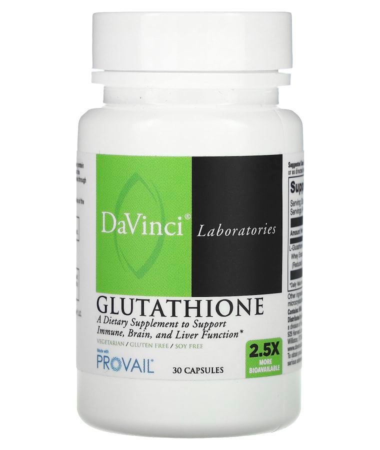 DaVinci Laboratories Glutathione 200 mg 30 Capsules
