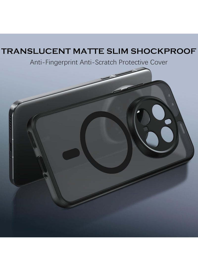 غطاء مغناطيسي لهاتف Honor Magic7 Pro، متوافق مع MagSafe، غطاء خلفي من TPU+PC مقاوم للصدمات مع ملمس مات، حماية ضد البصمات، تصميم نحيف يناسب الجهاز. - Image 5