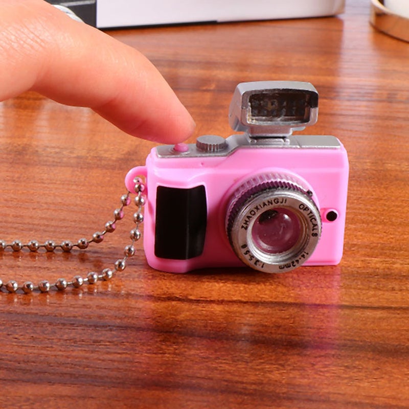 2pcs Lovely Keychains Hanging Pendant Sound Decoration for Handbag Phone (Black + , 12cm Bead Chain) - Image 5