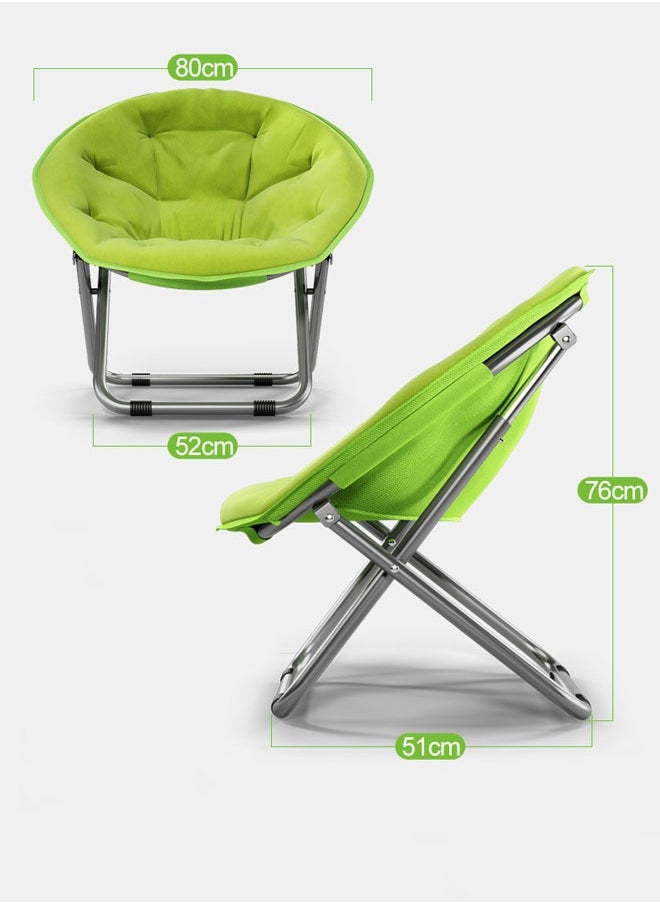 MLADEN - Folding Reclining ChairPortable Lounge Chair  Lazy Couch Widened Seat Design Balcony Leisure Chair For Meditation Reading Tv Watching Gaming (Grey) - Image 1