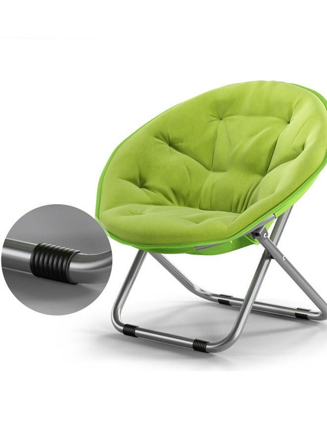 MLADEN - Folding Reclining ChairPortable Lounge Chair  Lazy Couch Widened Seat Design Balcony Leisure Chair For Meditation Reading Tv Watching Gaming (Grey) - Image 1