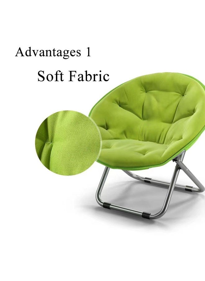 MLADEN - Folding Reclining ChairPortable Lounge Chair  Lazy Couch Widened Seat Design Balcony Leisure Chair For Meditation Reading Tv Watching Gaming (Grey) - Image 1