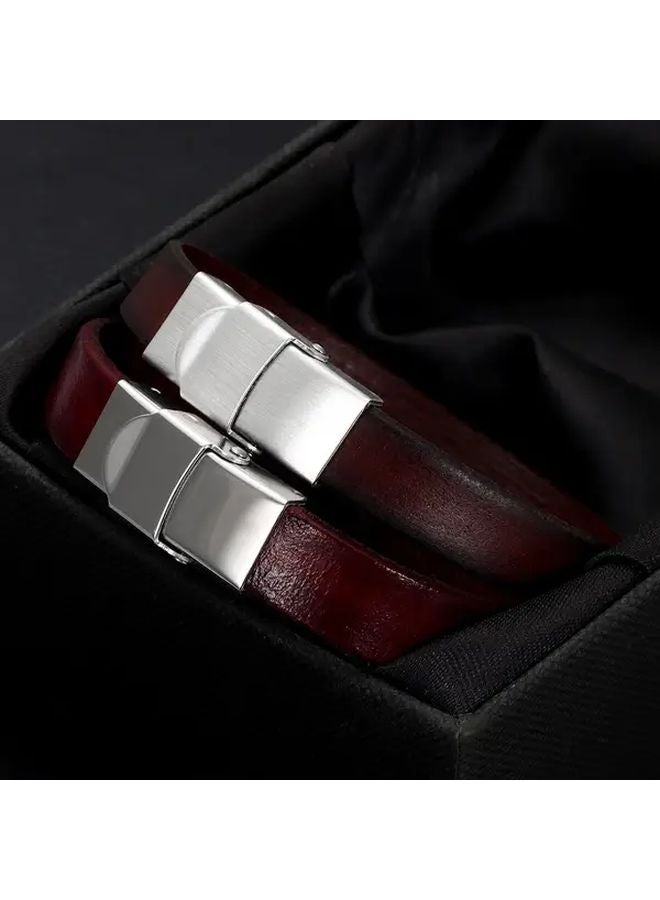 5pcs 10mm Hole Stainless Steel Magnetic Jewelry Buckles Clasps Set - Image 4