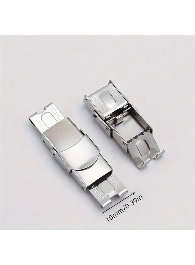5pcs 10mm Hole Stainless Steel Magnetic Jewelry Buckles Clasps Set - Image 1