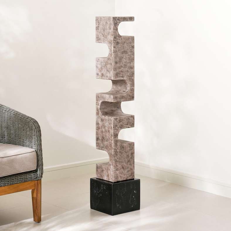 Pan Home Large Brown Polyresin Decor Sculpture