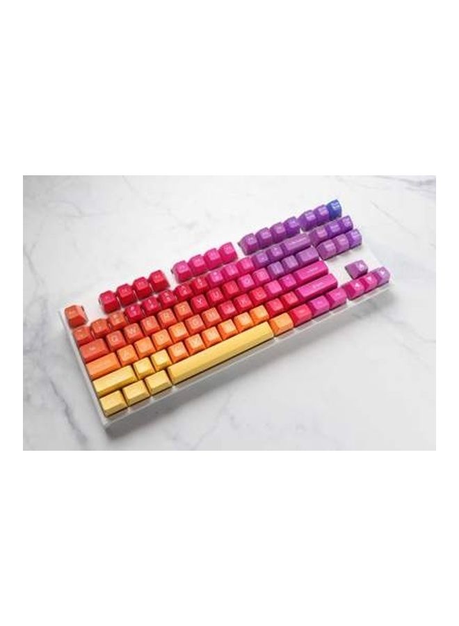 Ducky ABS Doubleshot SA 108-Key Keycap Set Afterglow - Image 1