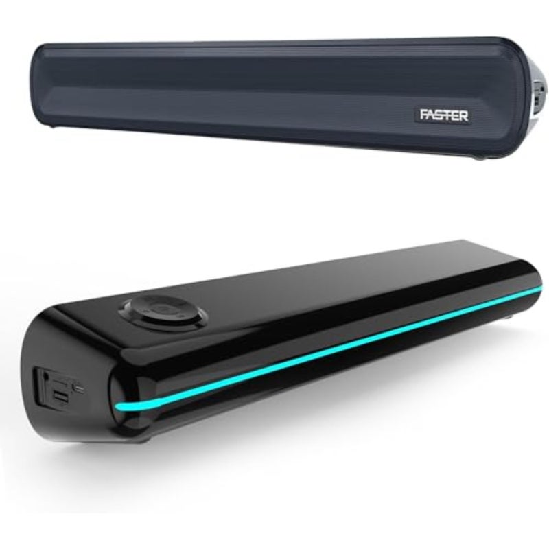 Z10 Pro 20W Wireless Bluetooth Sound Bar - مكبر صوت صغير محمول لتحسين الصوت المحيطي والألعاب والموسيقى والتلفزيون والكمبيوتر الشخصي والأجهزة اللوحية والكمبيوتر المحمول - صوت ستيريو عالٍ للمسرح المنزلي قطعة واحدة - Image 1