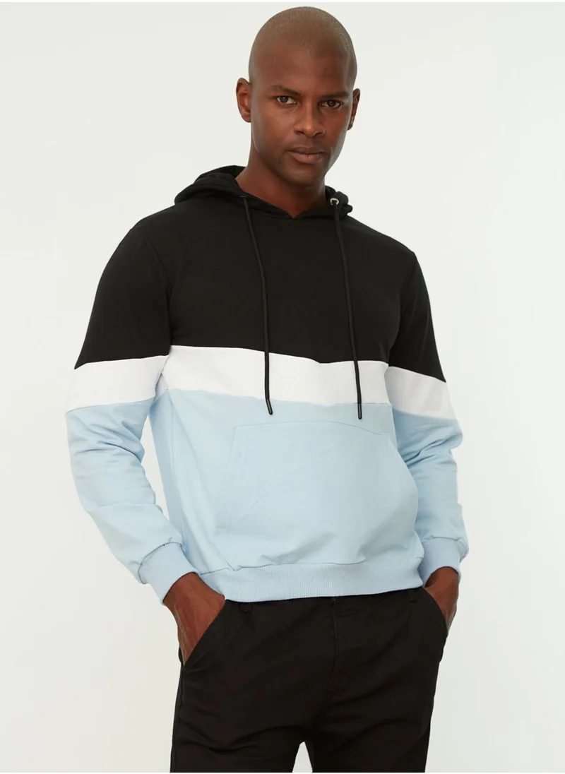 trendyol Color Block Hoodie