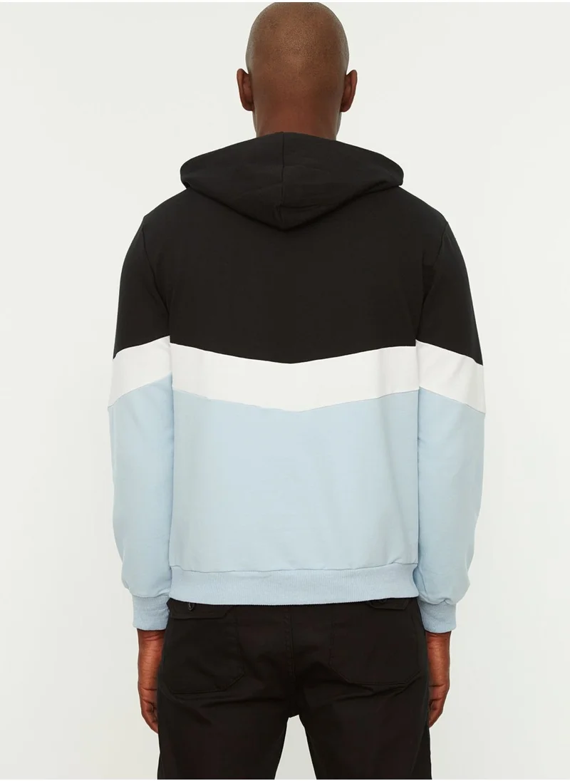 trendyol Color Block Hoodie