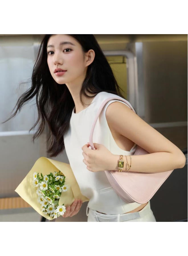 Davena [celebrity Style] Tiweina Small Pin Watch For Women, Elegant Luxury Small Green Watch, Birthday Gift For Girlfriend - Image 2