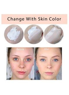 TLM Colour Changing Liquid Foundation Hides Wrinkles & Lines, Bb Cream Makeup Base Concealer Cover Moisturizing Fluid For All Skin Tone Spf15, Pack Of 1  - Image 3