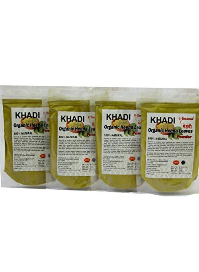 KHADI Omorose الحناء (مسحوق أوراق الحناء) عبوة من 4 قطع × 100 جرام  - Image 3