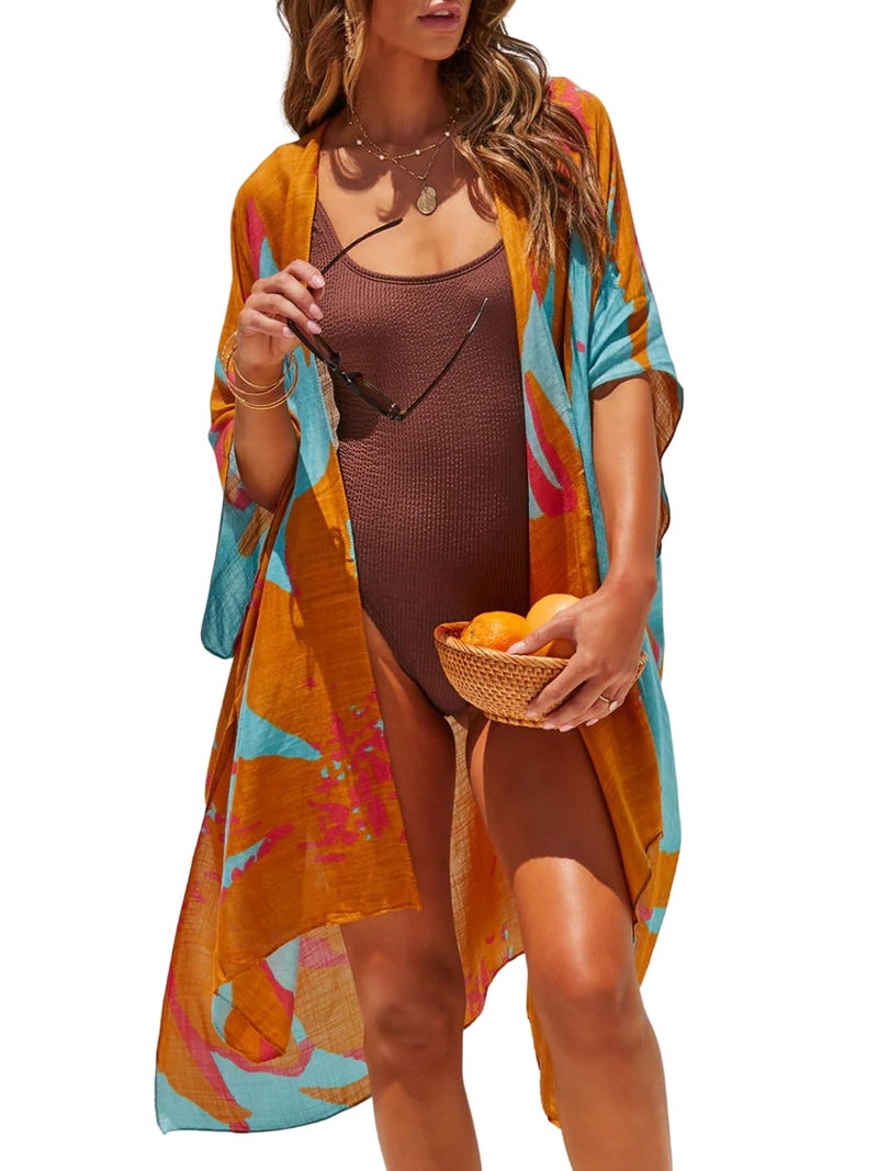 Breezy Lane Kimonos for Women Beach Swimsuit Coverup for Bathing Suit Cover ups Summer Cardigan for Vacation - Image 1