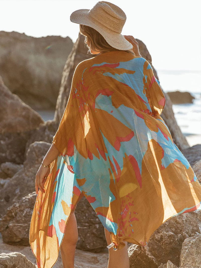 Breezy Lane Kimonos for Women Beach Swimsuit Coverup for Bathing Suit Cover ups Summer Cardigan for Vacation - Image 3