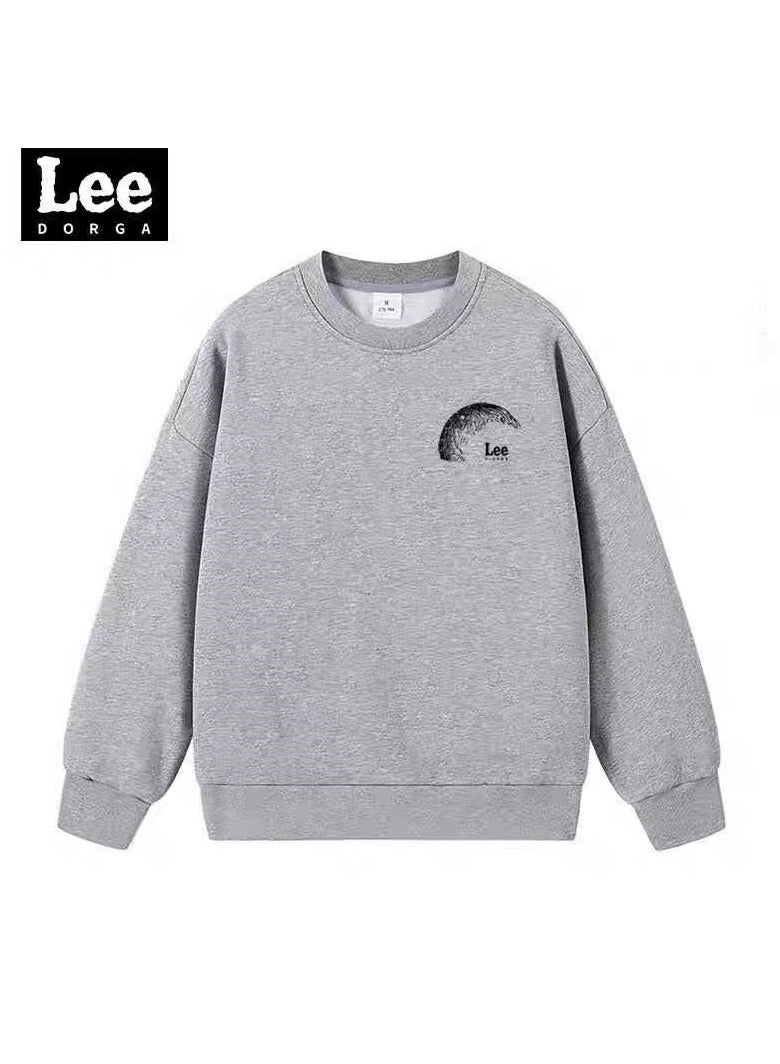 LEE Lee Brand Hoodie Loose Casual Round Neck Long Sleeved Hoodie  - Image 1