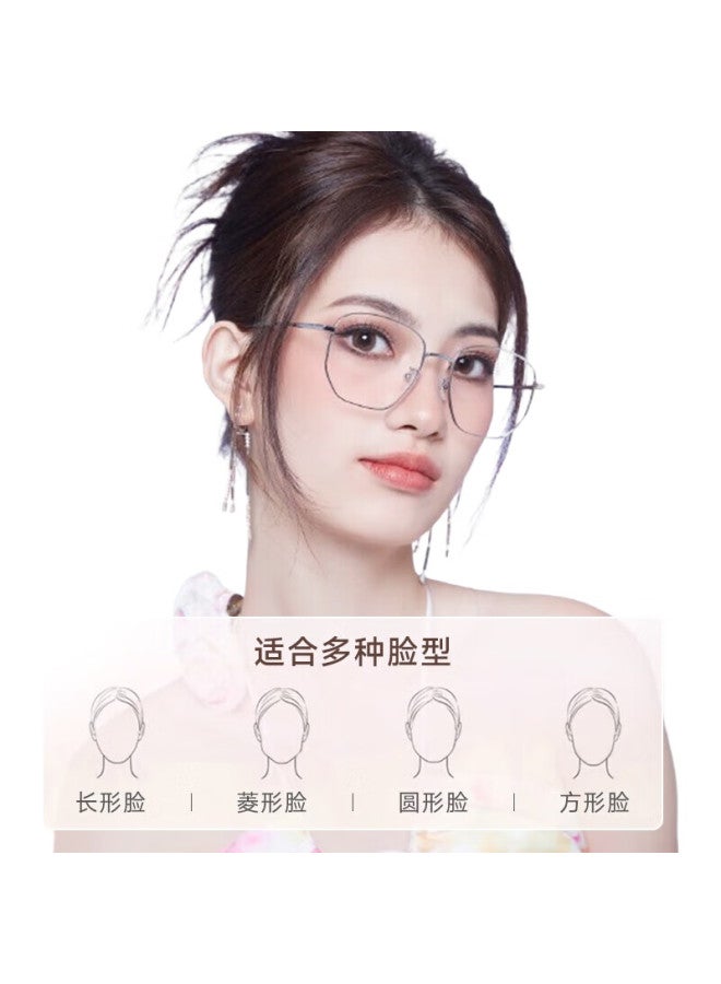 EYEPLAY Anti-Blue Light Radiation Myopia Glasses Frame Fashion Bare Face Small Face Myopia Glasses Frame Can Be Equipped With Lenses 5044 - Image 2