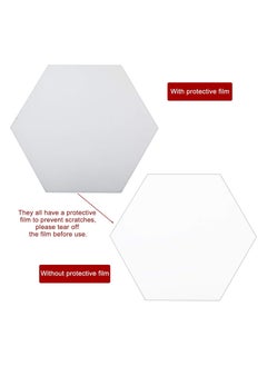 Clear Hexagon Acrylic Place Cards for Wedding Guest Names, Table Numbers, Dining Seating, Food Signs - Transparent Hexagon Cards for DIY Painting and Event Decoration (50 Piece) - pzsku/ZFD90A1899DCD24B22462Z/45/_/1724227247/a7170c55-6fc9-4a4a-997a-9b4cf46660e3