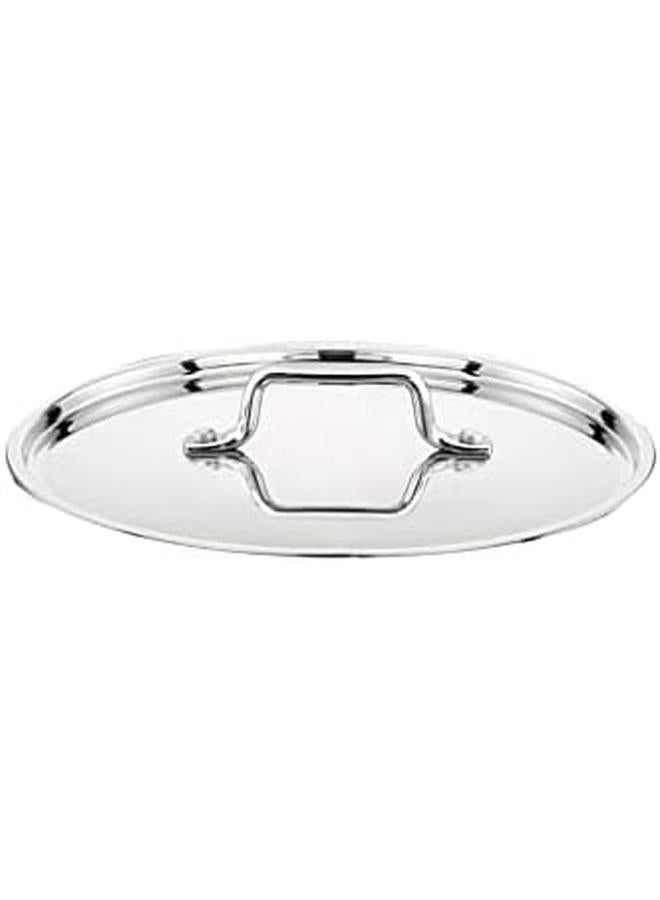 Bohara 118971 Stainless Steel Kitchen Utensils Indian Style Frying Pan 24 Cm Diameter - Image 2