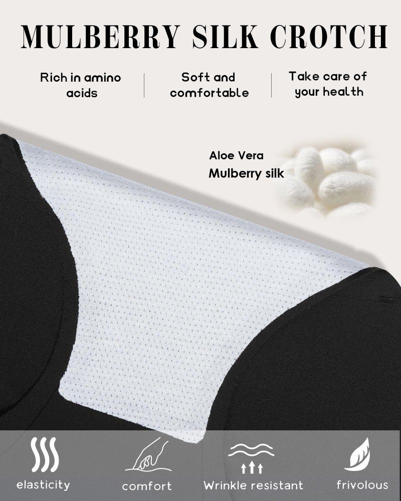 LEVAO Women's Tummy Control Underwear High Waisted Seamless Panties - Postpartum Briefs No Show Shaper S-3XL 4 Pack - Image 5