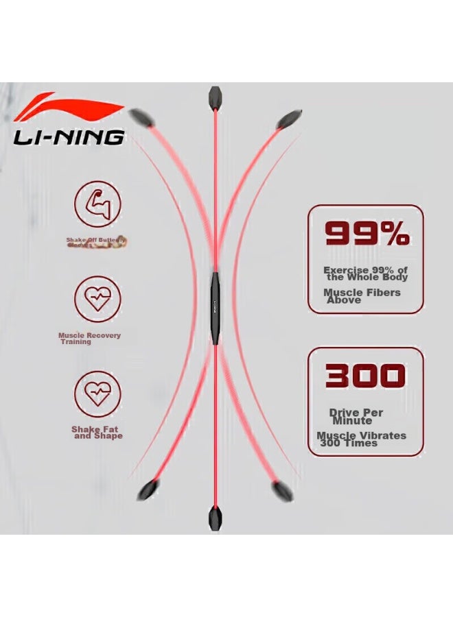 Li-Ning Li-ning Feili Shi Fitness Bar, Elastic Bar, Yoga Vibration Rod, Feilis Vibration Exercise Arm Bar, Fitness Equipment  - Image 2