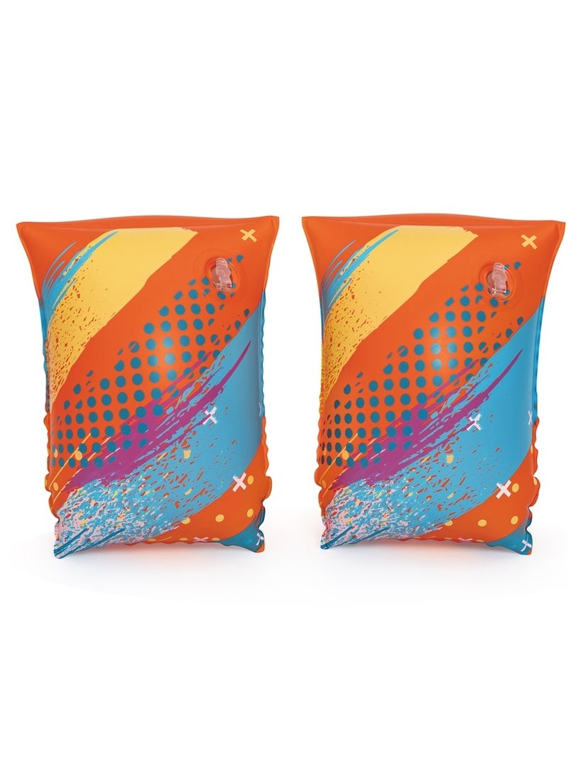 Bestway - Swim Safe ABC Colorify ToughLite Kids Inflatable Armband Floaties S/M - 32273 - Image 1