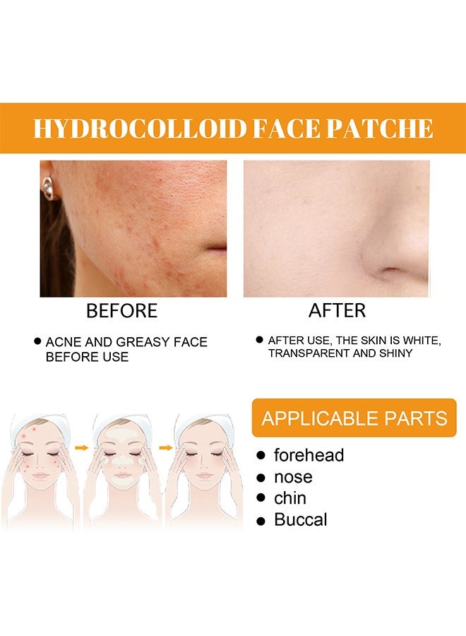 EELHOE Hydrocolloid Face Patche，Large Zit Treatment for Face All Skin Types Pore Cleansing Strips for Nose Chin Forehead Cheeks - Image 5