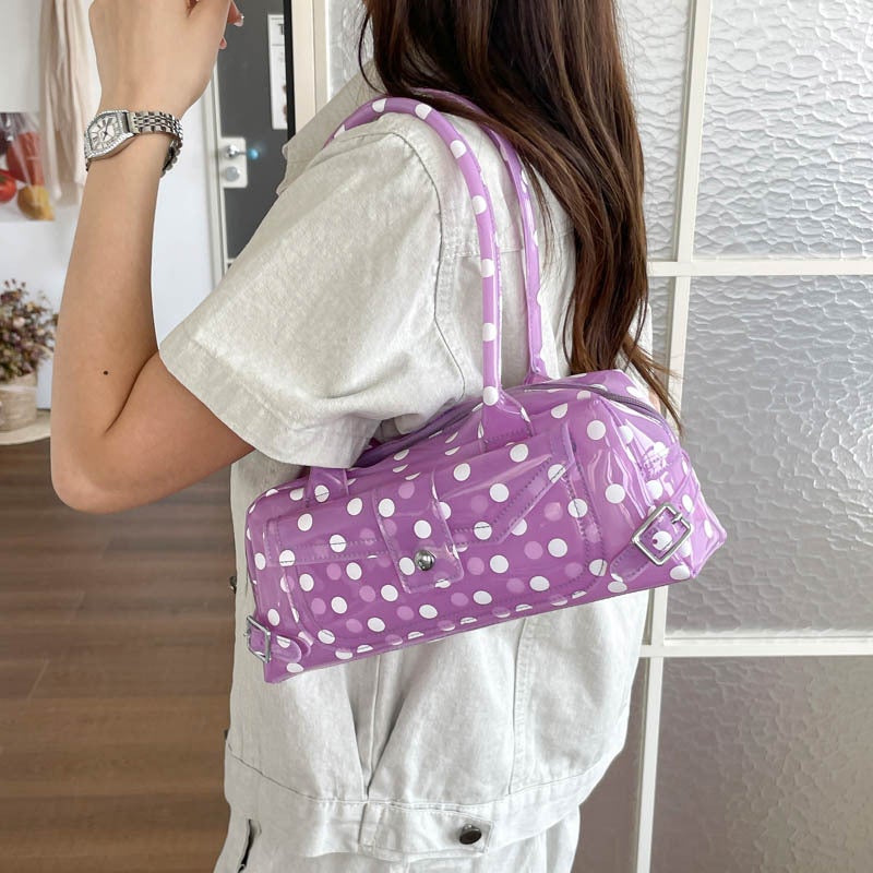 Fresh Polka Dot PVC Jelly Shoulder Bag - Image 3