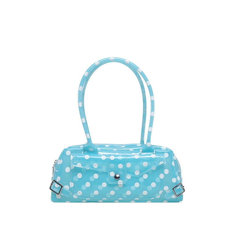 Fresh Polka Dot PVC Jelly Shoulder Bag - Image 2