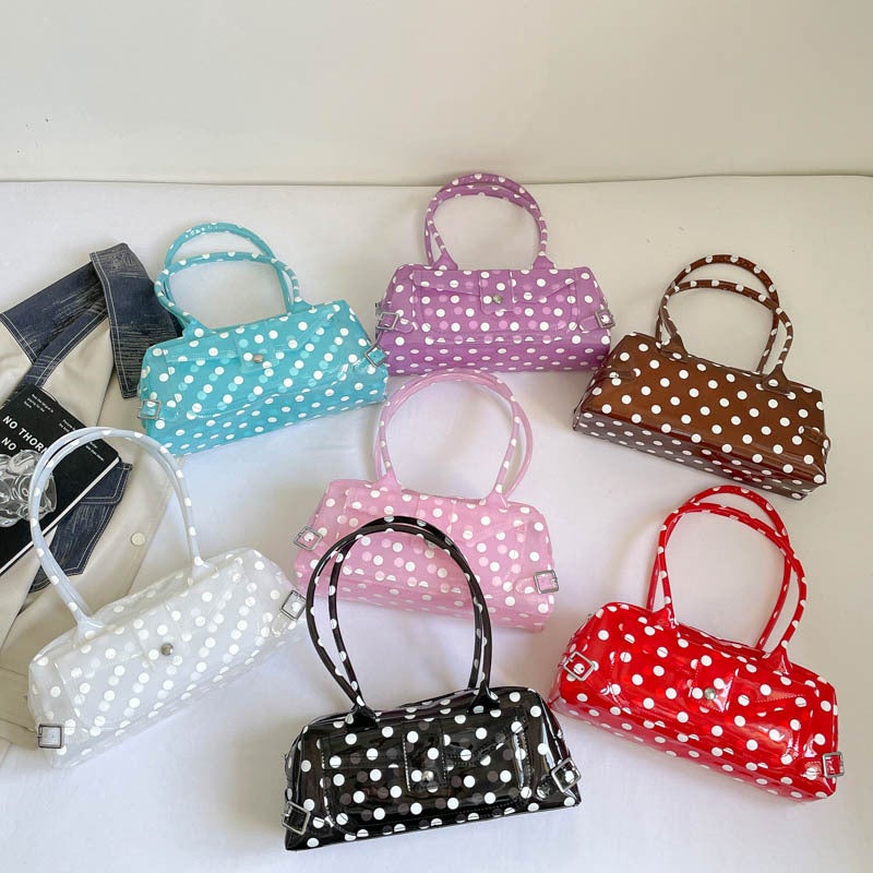 Fresh Polka Dot PVC Jelly Shoulder Bag - Image 1