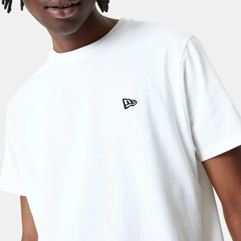 NEW ERA White Men's Essential T-Shirt for Men | Best Price UAE