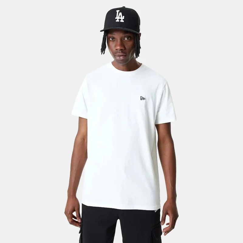 NEW ERA White Men's Essential T-Shirt for Men | Best Price UAE