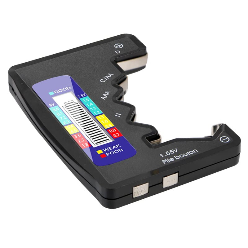 BT-886 Portable Battery Capacity Indicator Compact Size Lithium Battery Level Tester Digital Display Battery Voltage Meter Battery Volt Monitor Detector - Image 3