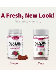 SNAP SUPPLEMENTS Snap Supplements, Nitric Oxide Gummies, Sugar-Free , 60 Gummies  - Image 2
