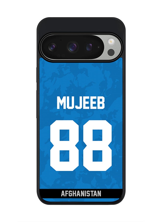 Stylizedd For Google Pixel 9 Pro Case,Slim fit Camera Protection, Shockproof Thin Phone cover - Afghanistan Mujeeb Ur Rahman, Jersey No 88  - Image 1