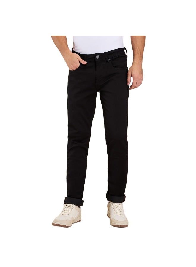 Being Human Mens Black Tone Slim Fit Denims - Image 1