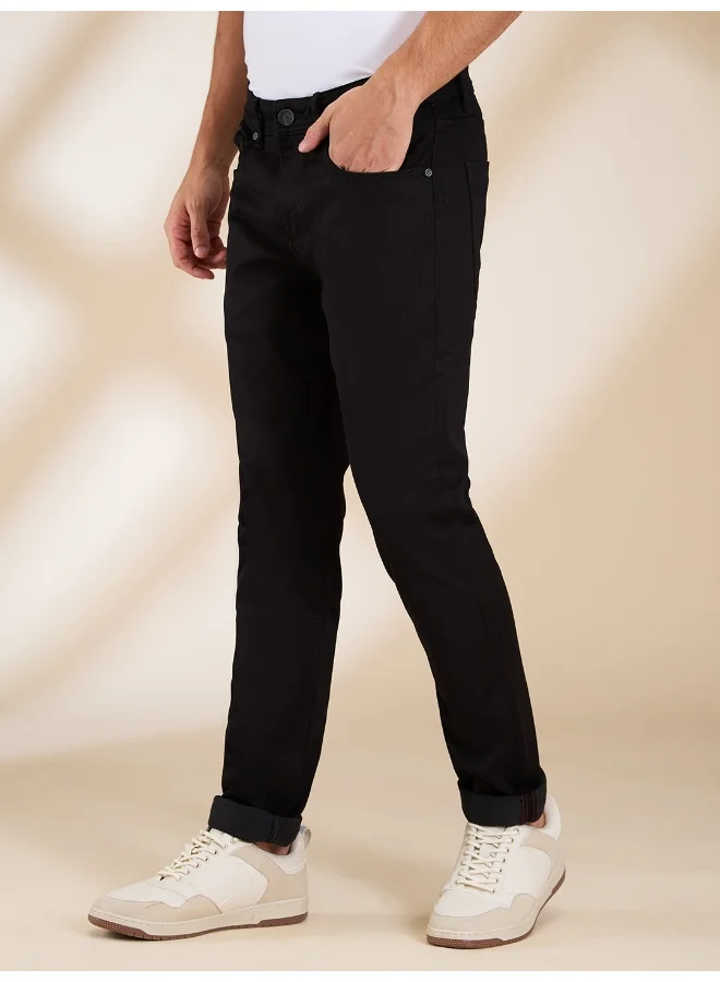 بيينغ هيومان Mens Black Tone Slim Fit Denims