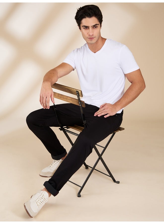 Being Human Mens Black Tone Slim Fit Denims - Image 5