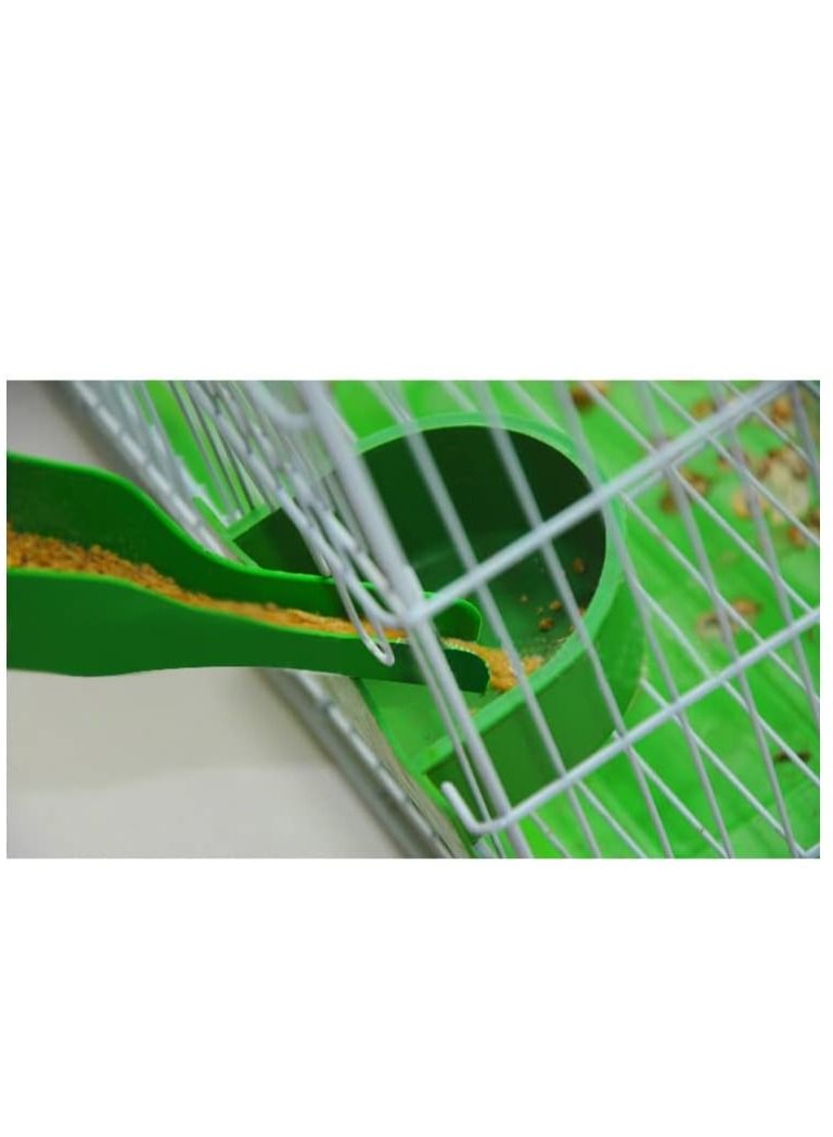 Bird Feeder Automatic Water Bottle Drinker Container Food Dispenser Pet Plastic Waterer Clip for Parrots Hanging in Cage Budgie Cockatiel