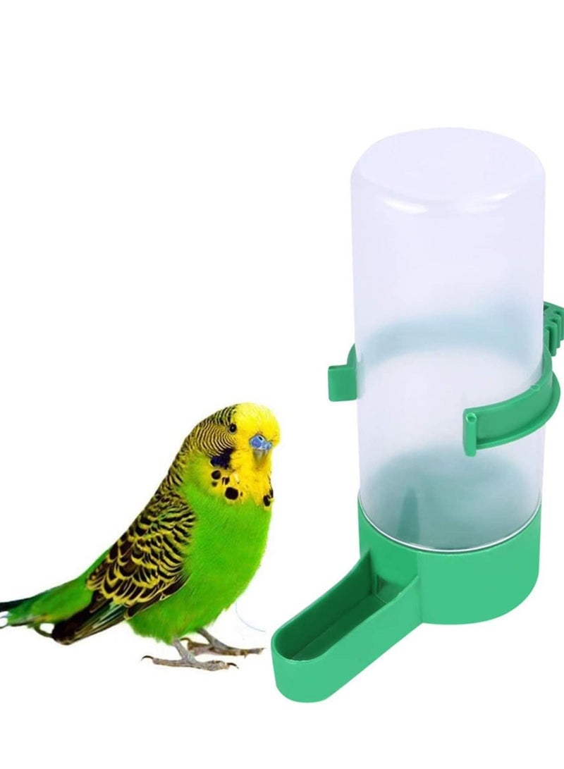 Bird Feeder Automatic Water Bottle Drinker Container Food Dispenser Pet Plastic Waterer Clip for Parrots Hanging in Cage Budgie Cockatiel