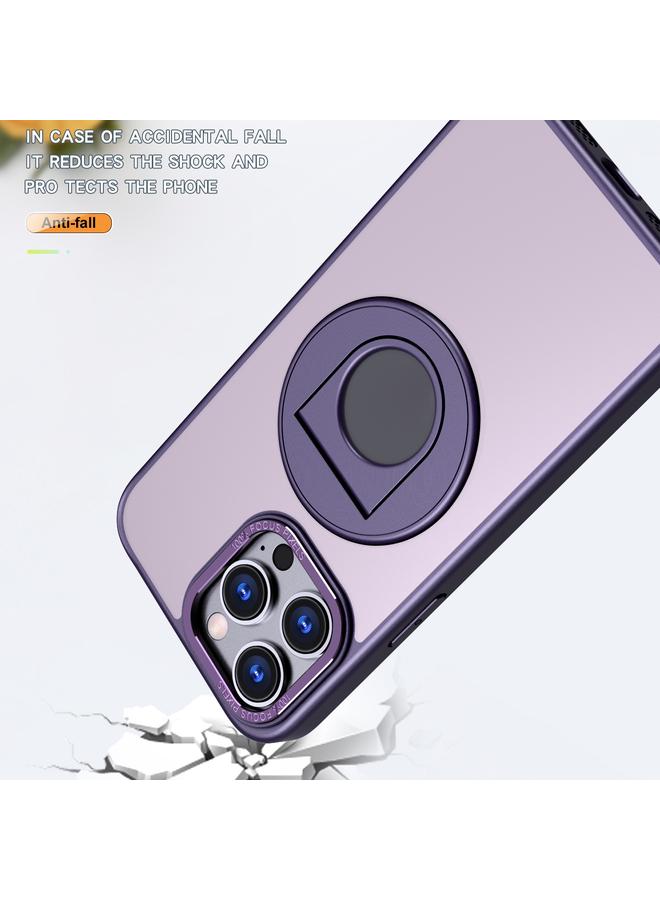 S-TOP Case For iPhone 13 Pro Rotating Ring Magnetic Holder Phone Case - Image 3