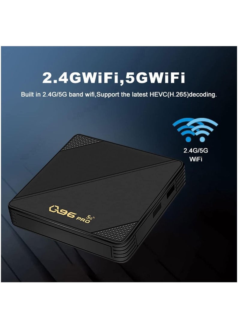 Generic - Q96 PRO Android TV Box 10.0 8GB 128GB Smart TV Box Android Box 905L2 Ultra HD 1080P 4K HDR WiFi 2.4GHz 5.8GHz Bluetooth 4.1 Set Top Box - Image 1