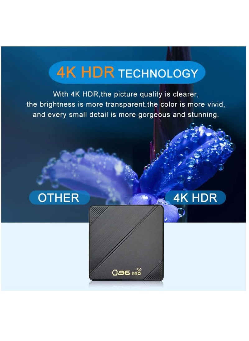 Generic - Q96 PRO Android TV Box 10.0 8GB 128GB Smart TV Box Android Box 905L2 Ultra HD 1080P 4K HDR WiFi 2.4GHz 5.8GHz Bluetooth 4.1 Set Top Box - Image 1