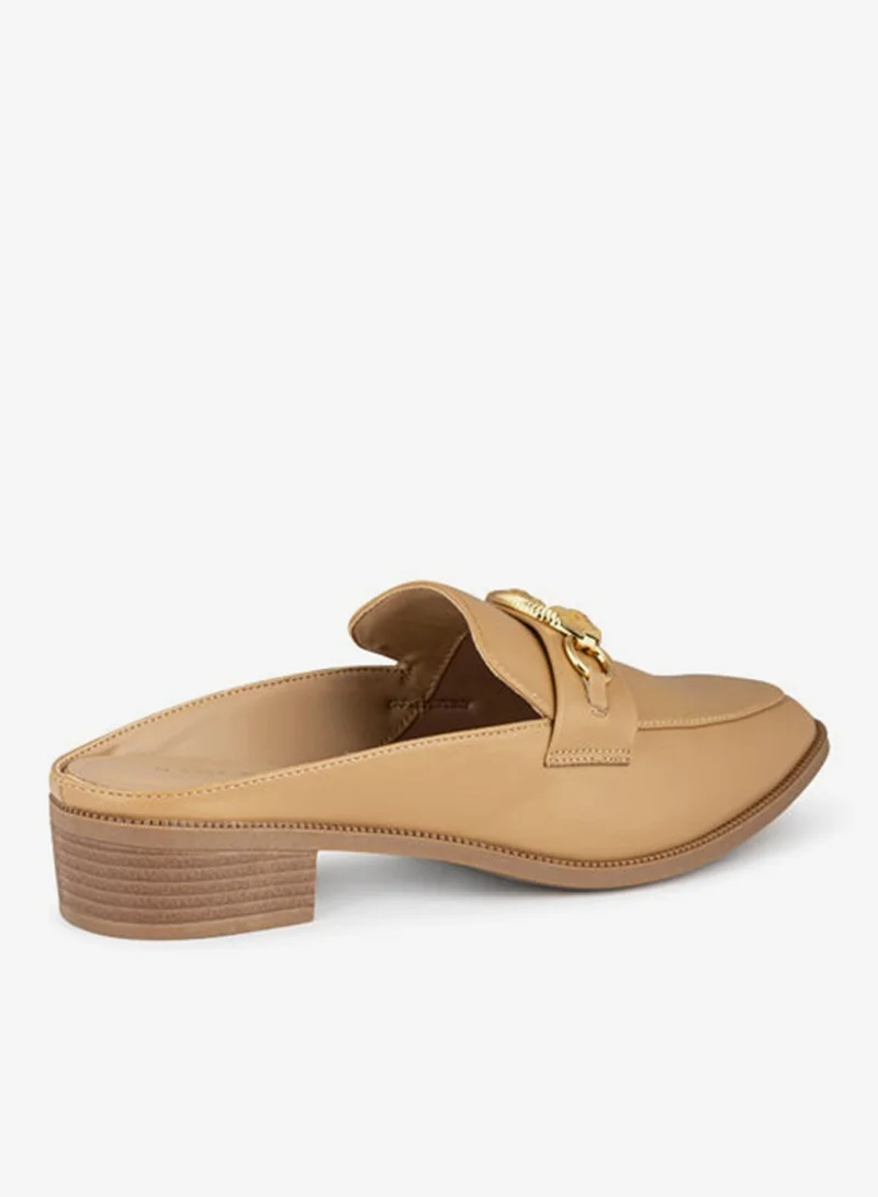 Vincci Brown Women Round Toe Low Heel Pumps for Women | Best Price UAE