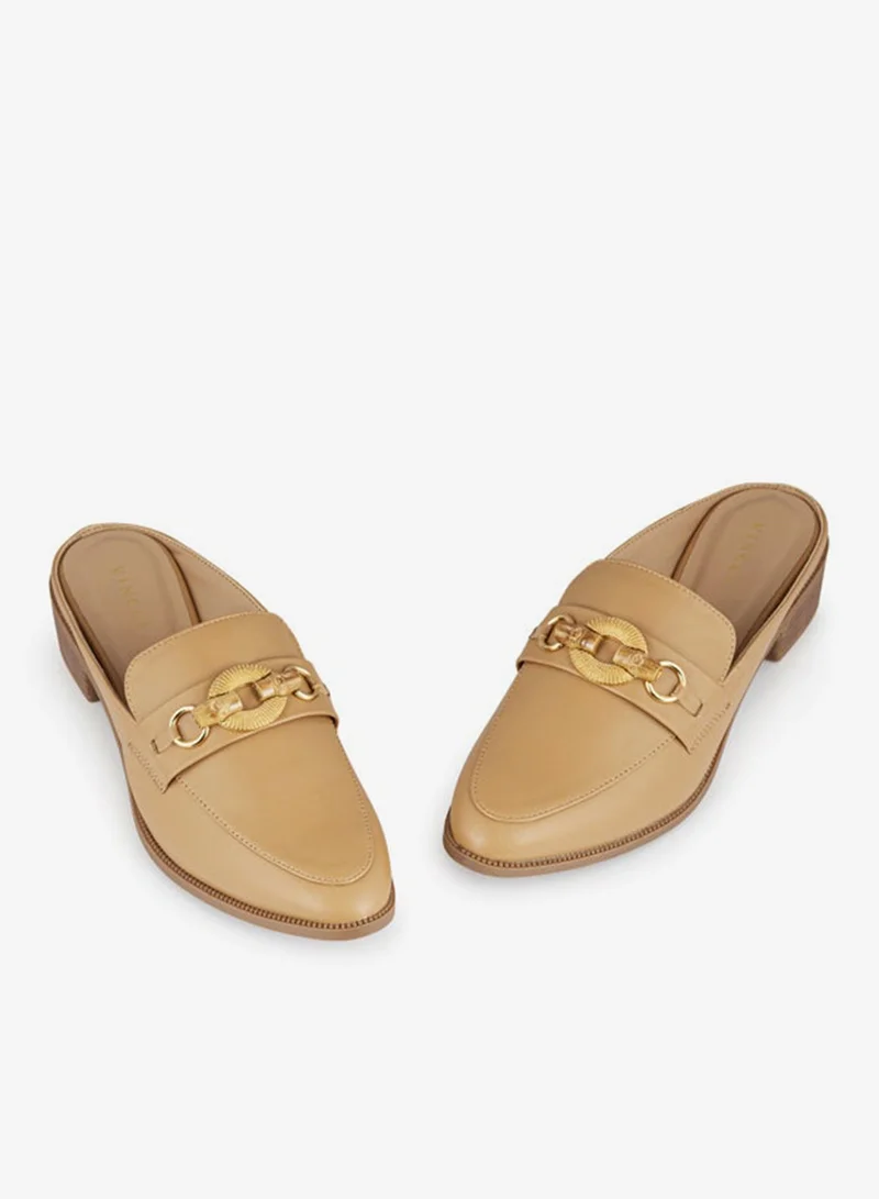 Vincci Brown Women Round Toe Low Heel Pumps for Women | Best Price UAE
