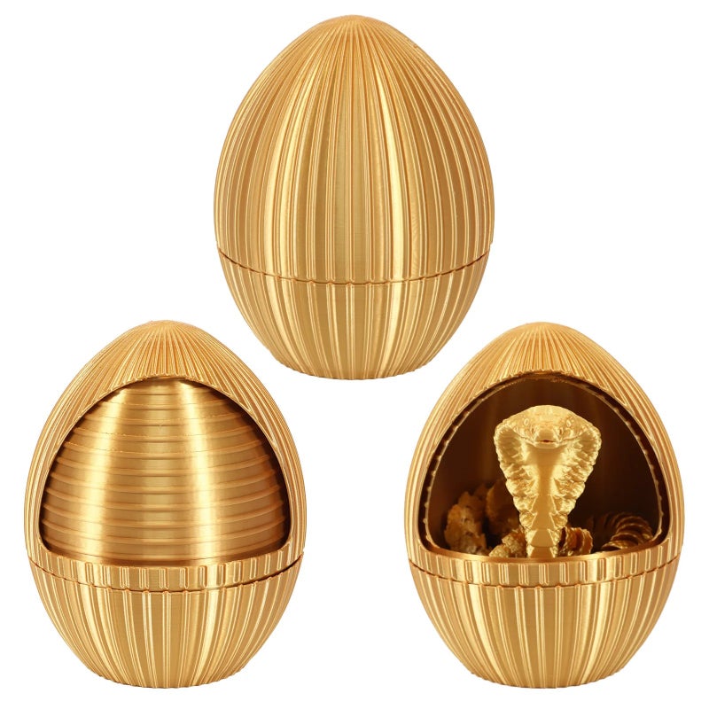Y&D Vashine 3D Printed Snake Egg Colorful PLA Joint Moving Sanke Toys PLA Friendly Children Gift Creativity Action Figure Toy - Image 5