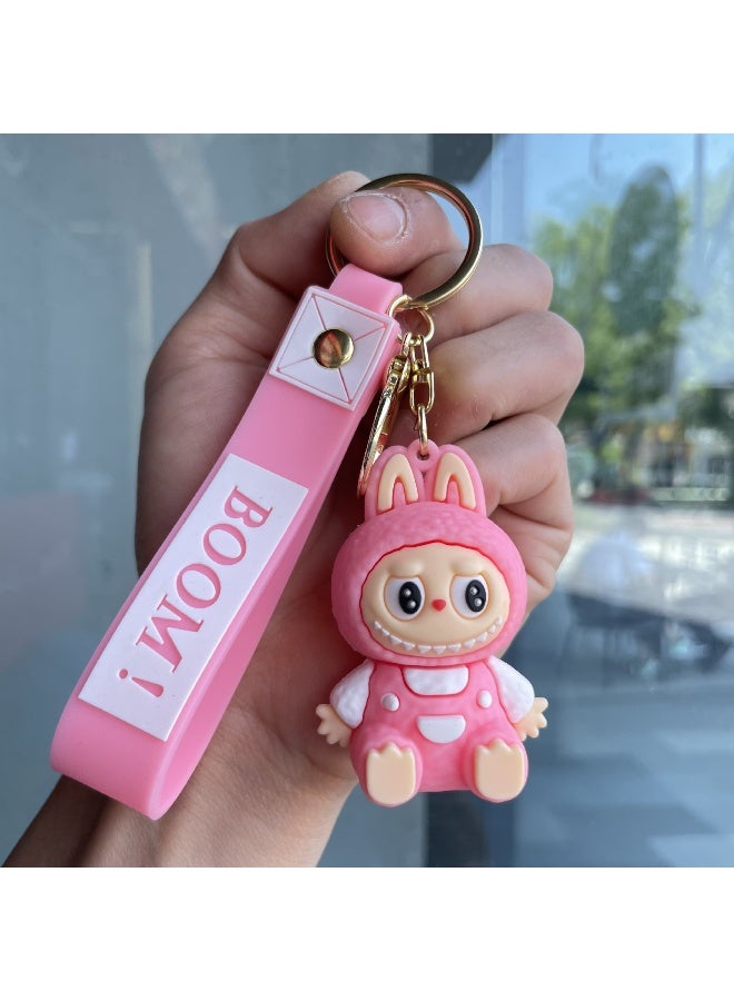 NIBEMINENT LABUBU Keychains, Cute Figurines, Student Schoolbag Pendants And Gifts 