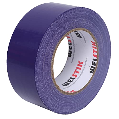 WELSTIK Professional Grade Purple Duct Tape, Waterproof Duct Cloth Fabric,Duct Tape for Photographers,Repairs, DIY, Crafts, Indoor Outdoor Use,2 Inch X 45 Yards, Purple - Image 2