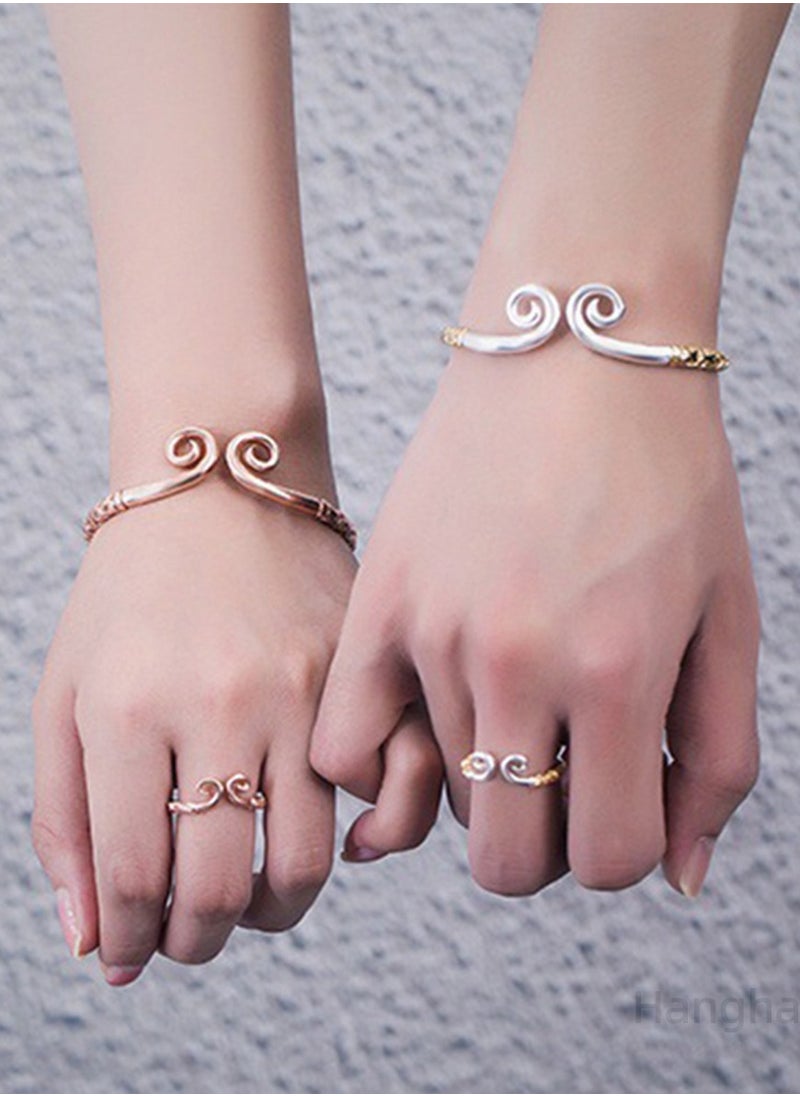 Hanghaijia Unisex Vintage Monkey King Wukong Buddhist Tightening Spell true love forever Bracelet  - Image 5