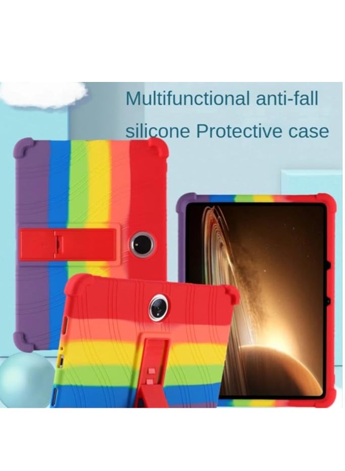 general Compatible with Honor Pad 9 12.1'' 2024 Kids Case Shockproof Soft Silicone Stand Cover For Honor Pad 9 12.1-inch - Image 3