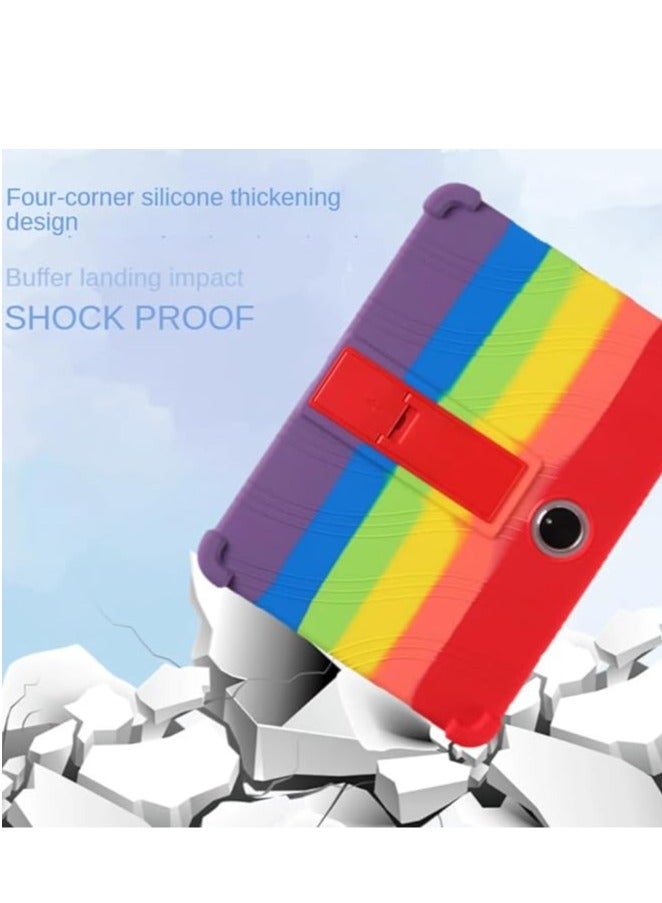 general Compatible with Honor Pad 9 12.1'' 2024 Kids Case Shockproof Soft Silicone Stand Cover For Honor Pad 9 12.1-inch - Image 5
